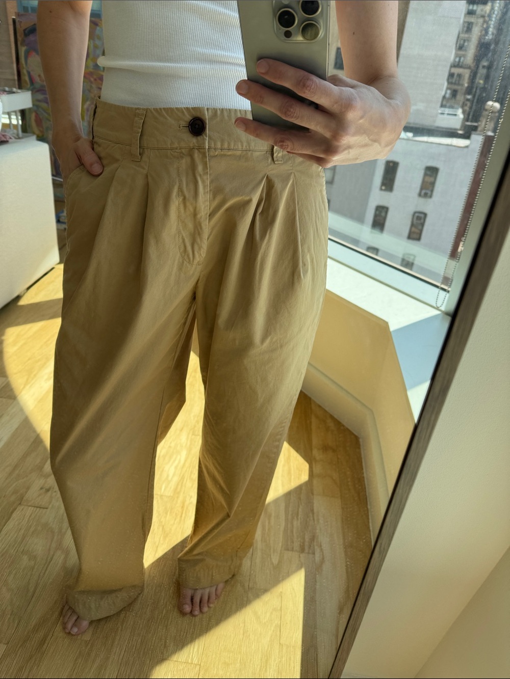 Alex Mill Ina pleated pants size 4